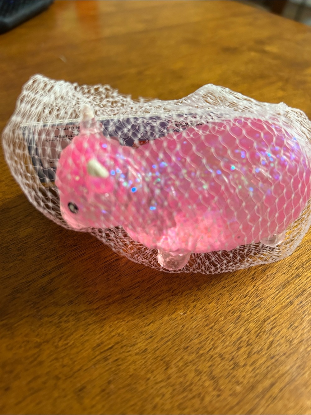 Sparkling Pink Cow Squishy